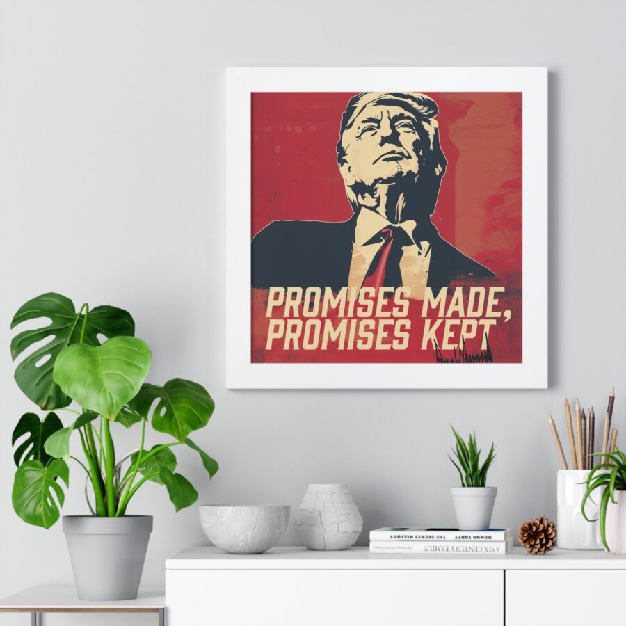 Promises Made, Promises Kept | Framed Vertical Poster - Image 26