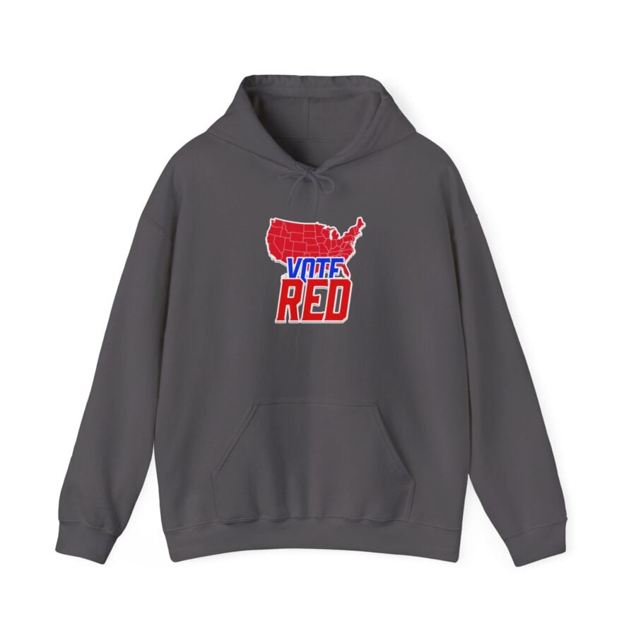 Vote Red | Unisex Heavy Blend™ Hooded Sweatshirt - Image 5
