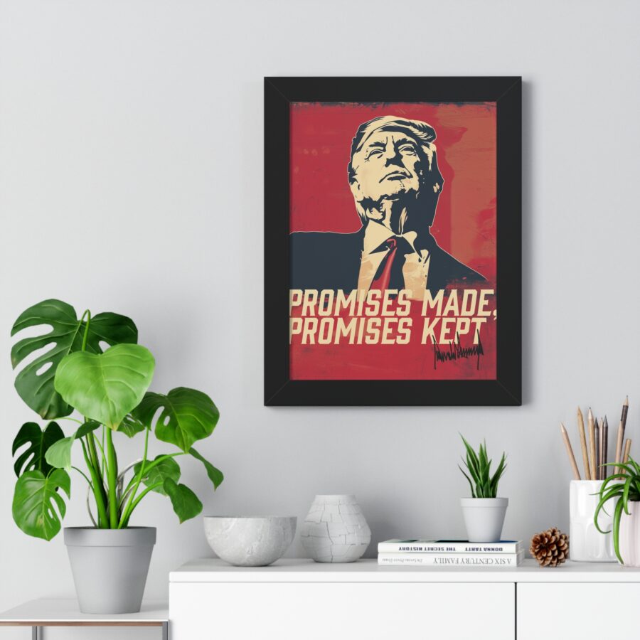 Promises Made, Promises Kept | Framed Vertical Poster - Image 5