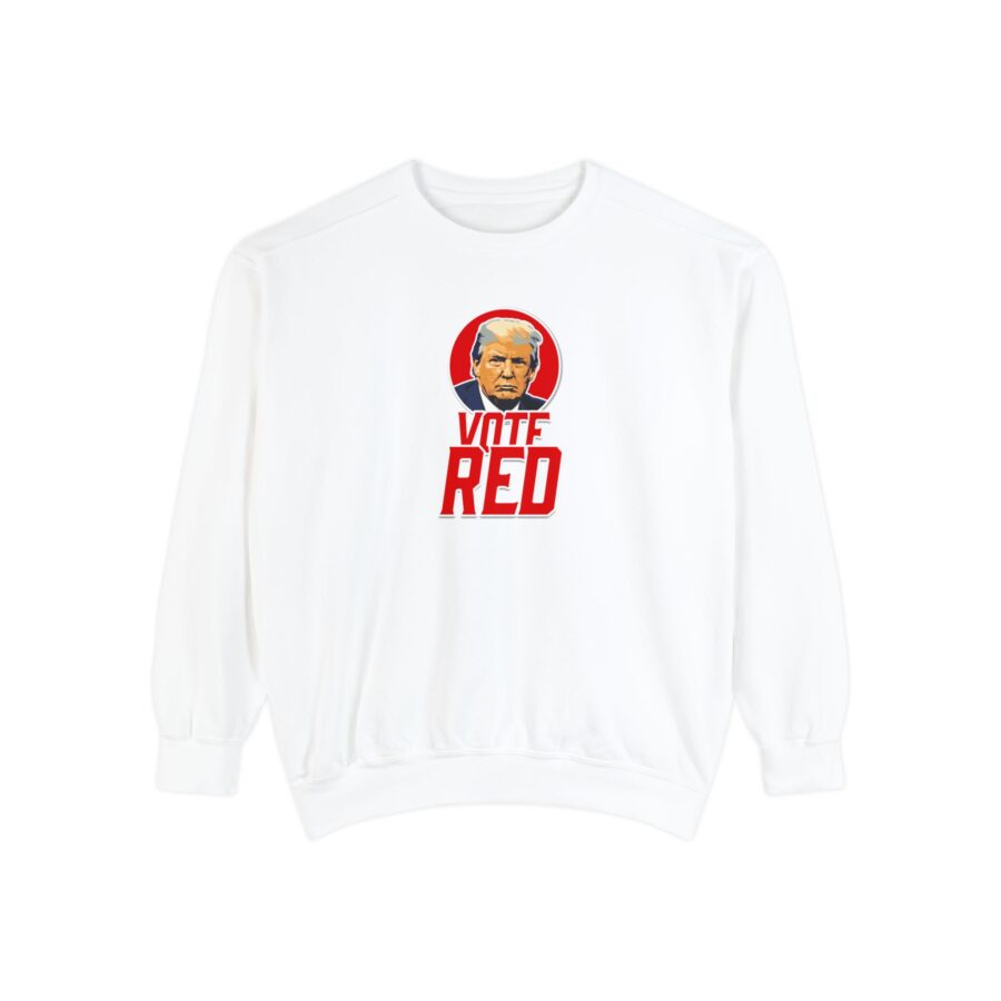 Vote Red | Unisex Garment-Dyed Sweatshirt
