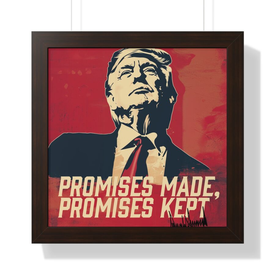 Promises Made, Promises Kept | Framed Vertical Poster - Image 16