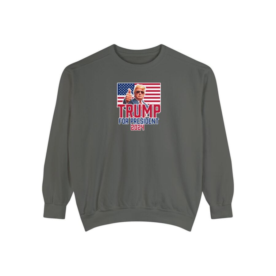Trump for President 2024 | Unisex Garment-Dyed Sweatshirt - Image 17