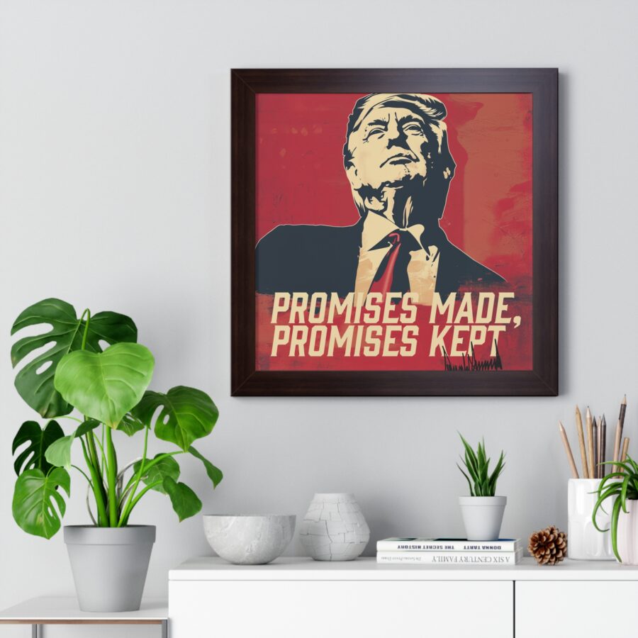 Promises Made, Promises Kept | Framed Vertical Poster - Image 17