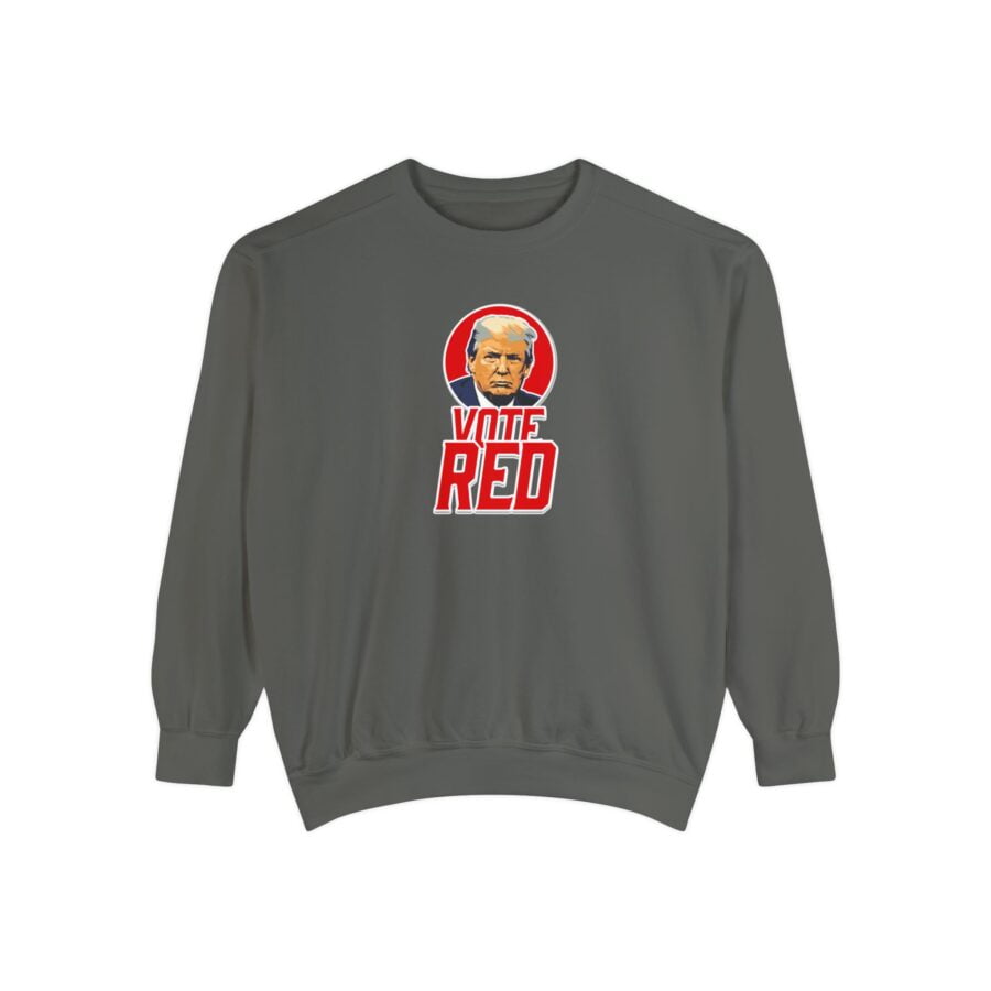 Vote Red | Unisex Garment-Dyed Sweatshirt - Image 17