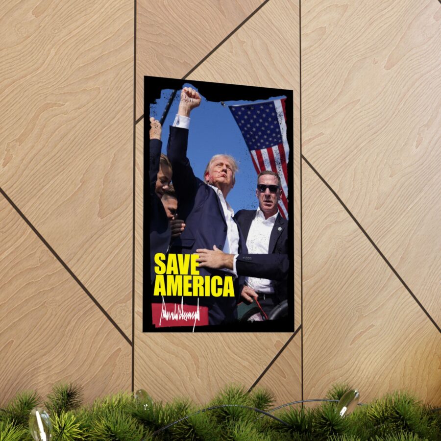 Save America | Matte Vertical Poster - Image 13