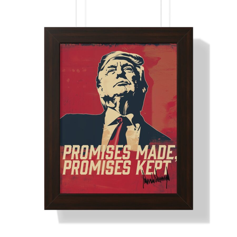 Promises Made, Promises Kept | Framed Vertical Poster - Image 10