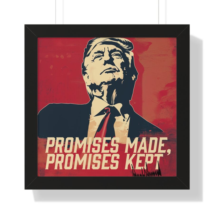 Promises Made, Promises Kept | Framed Vertical Poster - Image 7