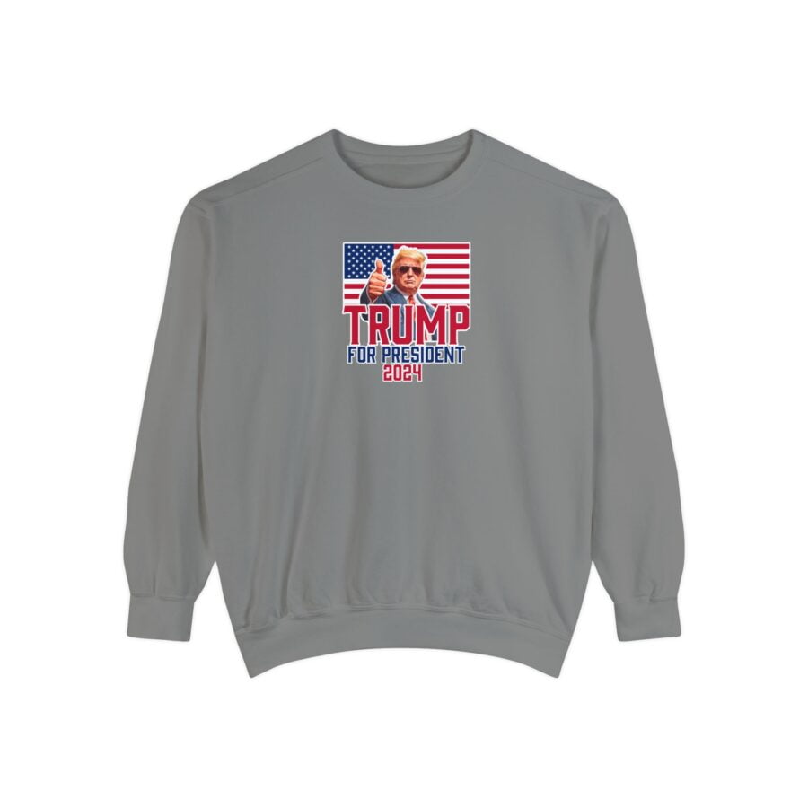 Trump for President 2024 | Unisex Garment-Dyed Sweatshirt - Image 13