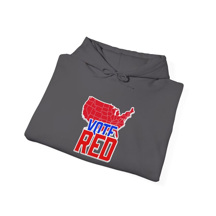 Vote Red | Unisex Heavy Blend™ Hooded Sweatshirt - Image 8