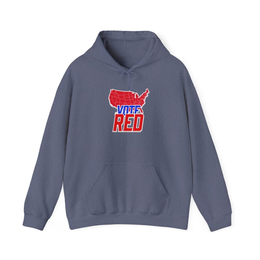 Vote Red | Unisex Heavy Blend™ Hooded Sweatshirt - Image 21
