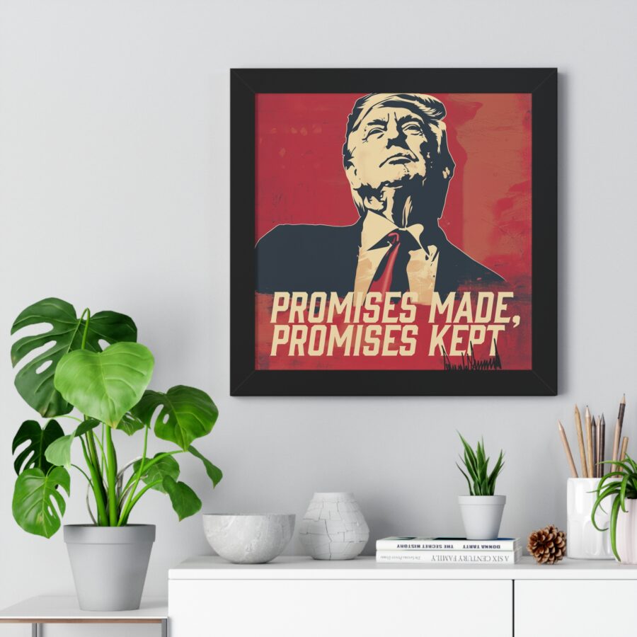 Promises Made, Promises Kept | Framed Vertical Poster - Image 8