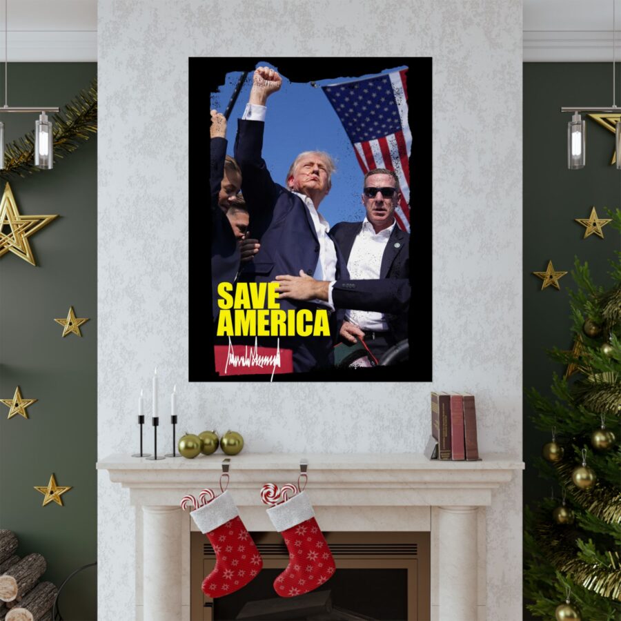 Save America | Matte Vertical Poster - Image 7
