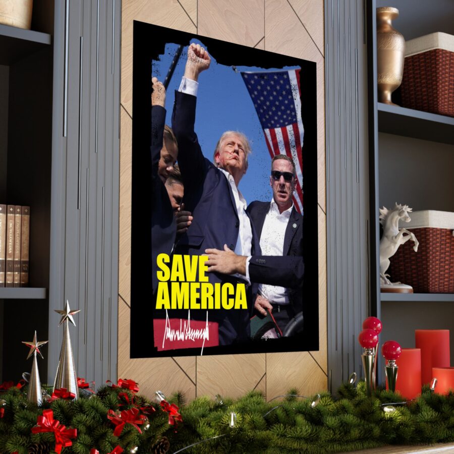 Save America | Matte Vertical Poster - Image 5