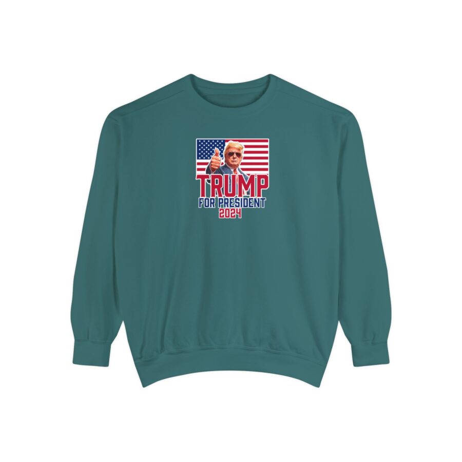 Trump for President 2024 | Unisex Garment-Dyed Sweatshirt - Image 5