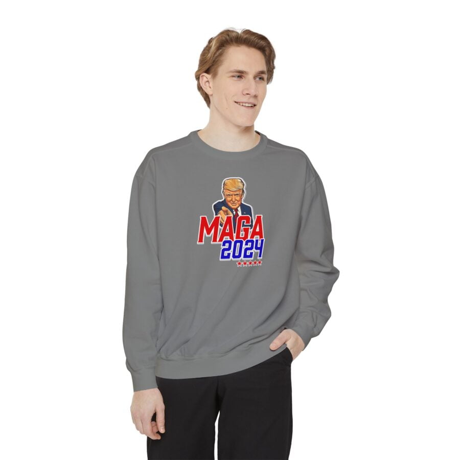 MAGA 2024 | Unisex Garment-Dyed Sweatshirt - Image 15