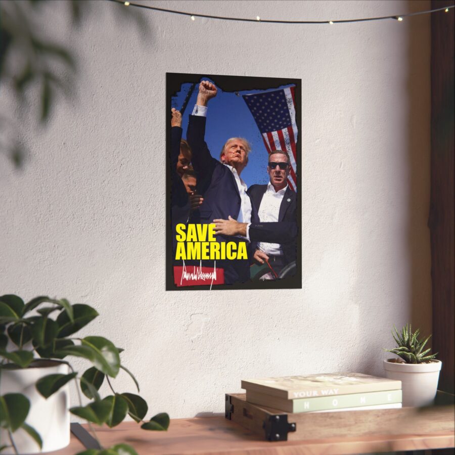 Save America | Matte Vertical Poster - Image 14