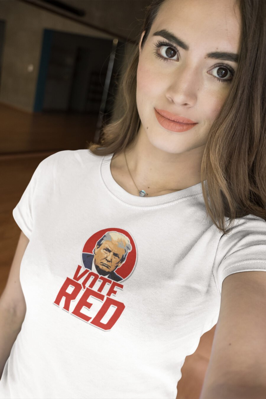 Vote Red T-Shirt | Women's T-Shirt - Image 5