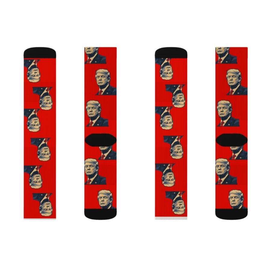 Trump Sublimation Socks | Unisex Socks - Image 2