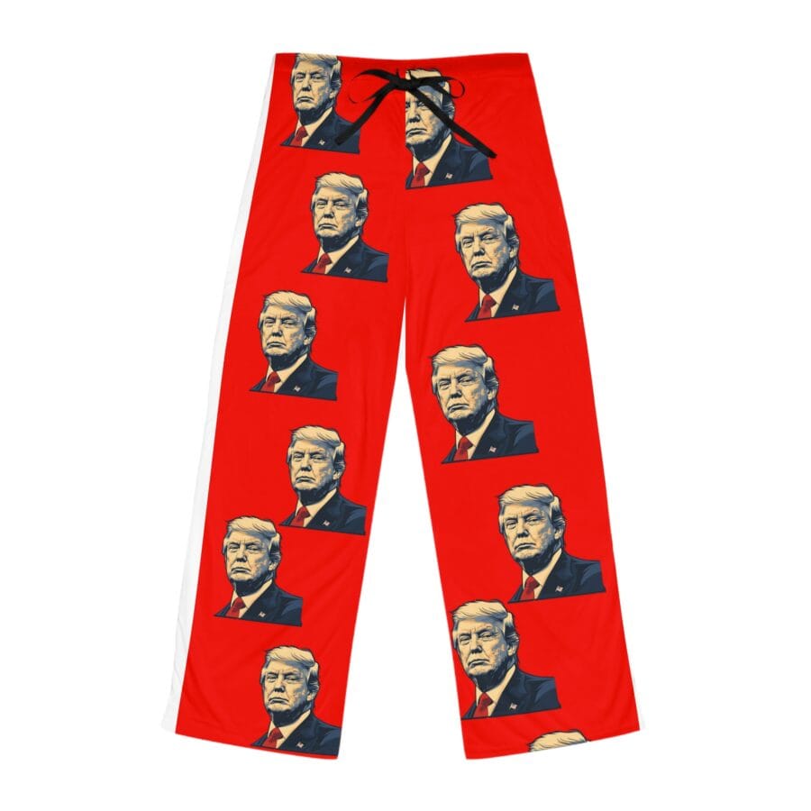 Women's Pajama Pants (AOP) - Trump