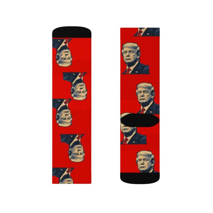 Trump Sublimation Socks | Unisex Socks - Image 5