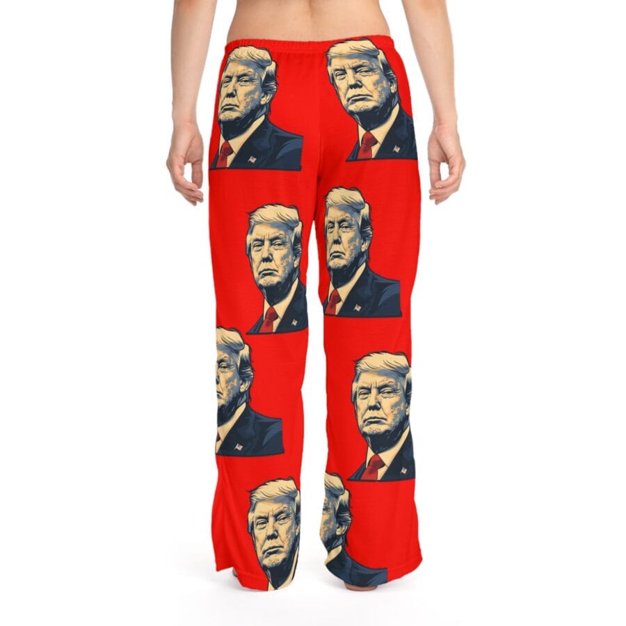 Women's Pajama Pants (AOP) - Trump - Image 4