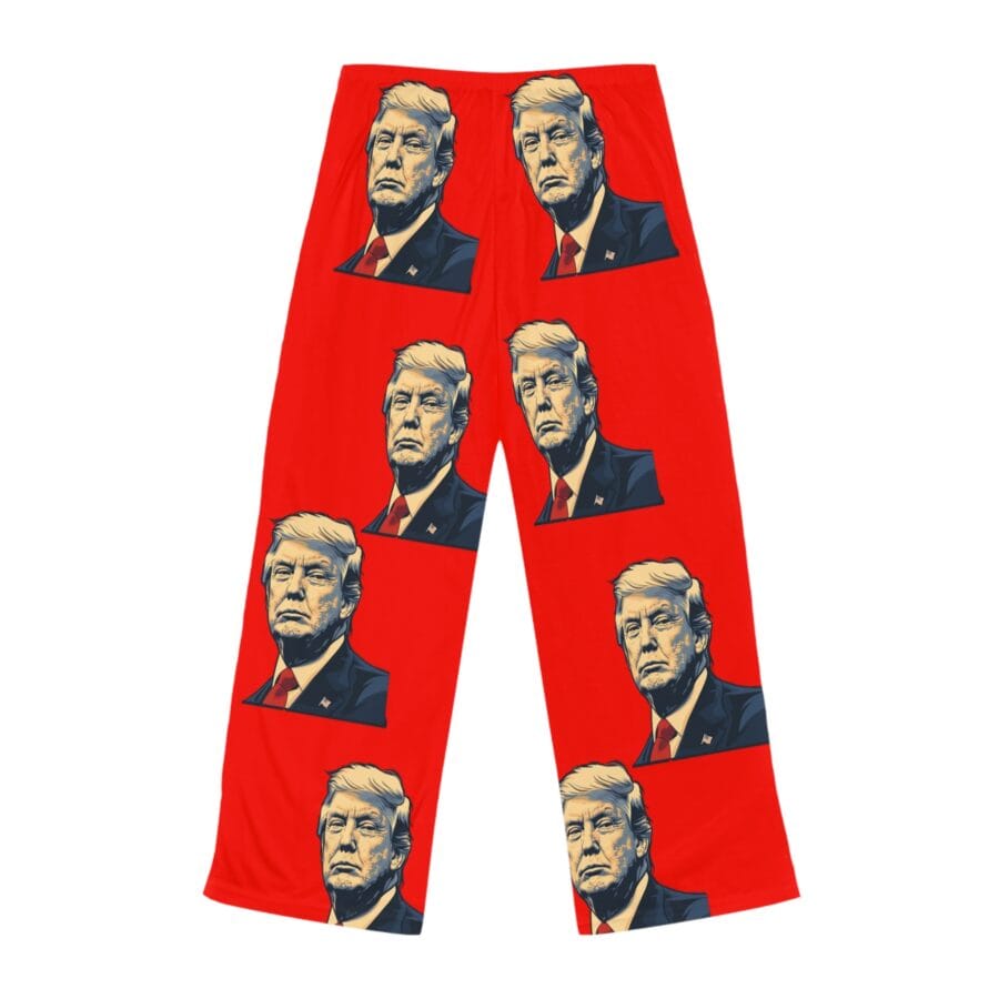 Women's Pajama Pants (AOP) - Trump - Image 2